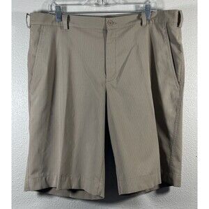 Nike Golf Shorts Mens 38 Dri Fit Flat Front Stripe